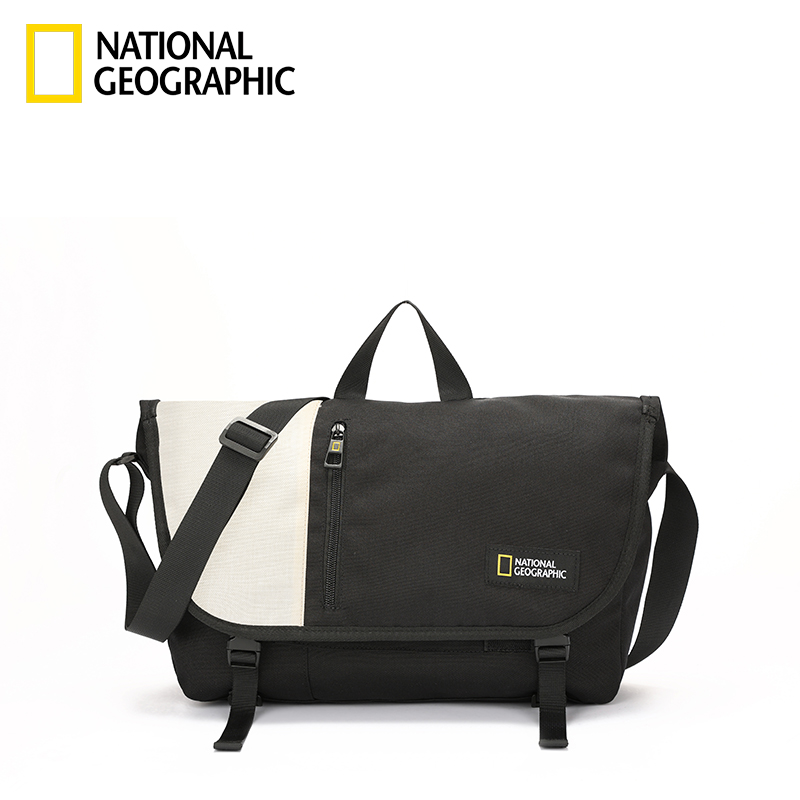 National Geo Mailbag Boomer Bag Big Capacity Single Shoulder Charter Capable of Inclined Satchel Multi Functional Men's Bag Satchel Bag