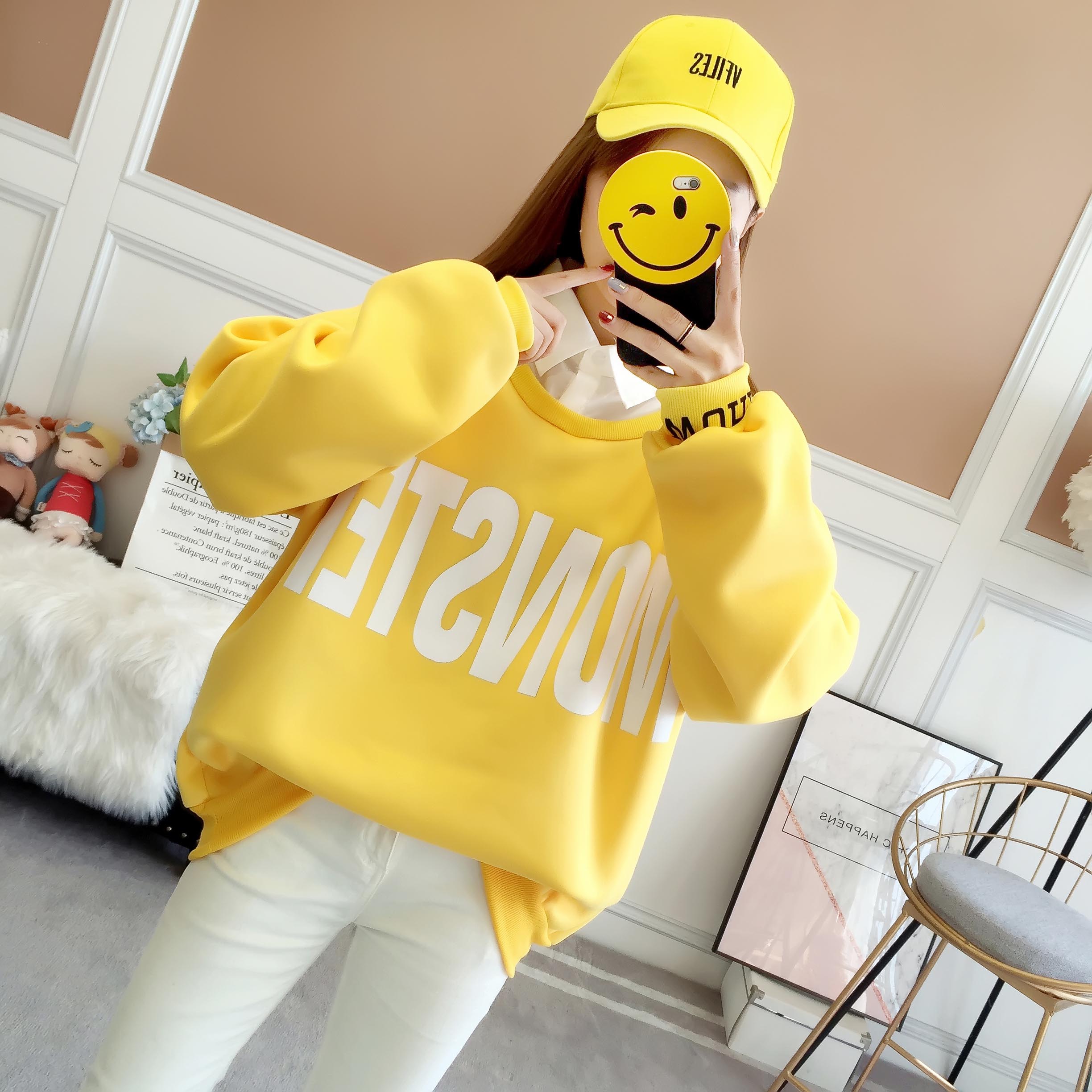 Sweatshirt femme en Coton - Ref 3217273 Image 1