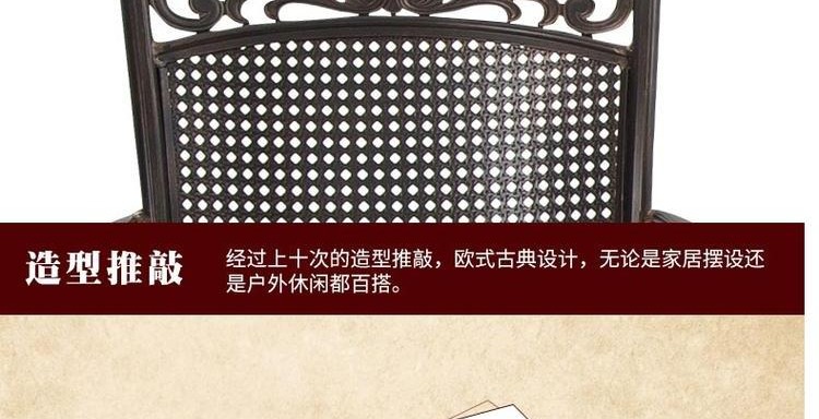 Bàn ghế ngoài trời ban công bàn ghế sân vườn Bàn cà phê châu Âu kết hợp đơn giản năm mảnh sân vườn ngoài trời bằng nhôm đúc bàn ghế mini ban công