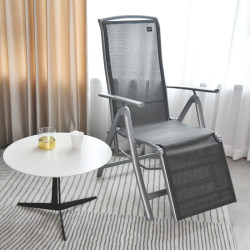 Linya Folding Recliner Chair for Lunch Break, Outdoor Portable Balcony Nap Chair, Aluminum Alloy Leisure Home Backrest Chair