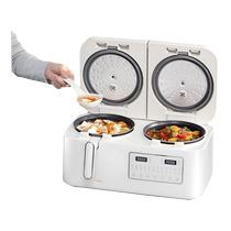 Mofei household double-gallon rice cooker multi-function small rice cooker pressure dual-use integrated partition independent use