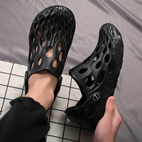 Тапочки в стиле Crocs, пляжные летние босоножки, мужские модные мужские тапочки для школьников и студентов, коллекция 2021 года, в корейском стиле, для влюбленных, подходят для носки на улице