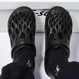 Тапочки в стиле Crocs, пляжные летние босоножки, мужские модные мужские тапочки для школьников и студентов, коллекция 2021 года, в корейском стиле, для влюбленных, подходят для носки на улице
