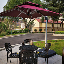 Outdoor umbrella shade outdoor balcony umbrella terrace large villa garden courtyard umbrella Roman umbrella stall large sun umbrella