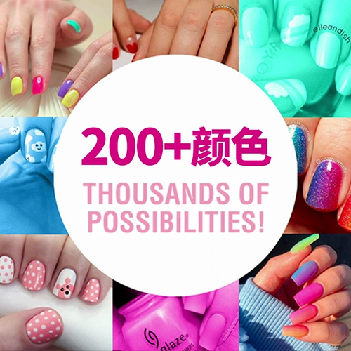 Волшебный лак для ногтей для пальца, сменный пигментированный оригинальный принтер