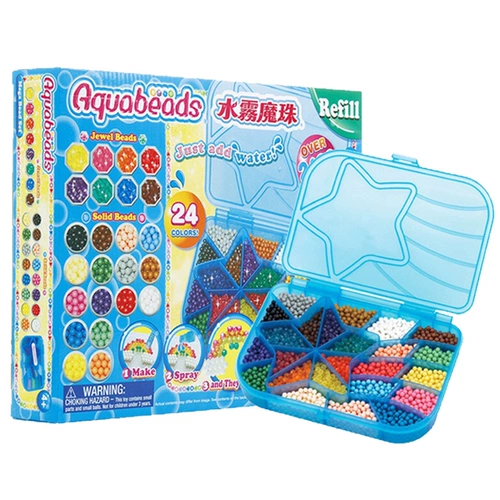 Aquabads Water Mist Demon Demon Demon Paitter Card Card Мужская девочка из бусин принцессы [без инструментов]