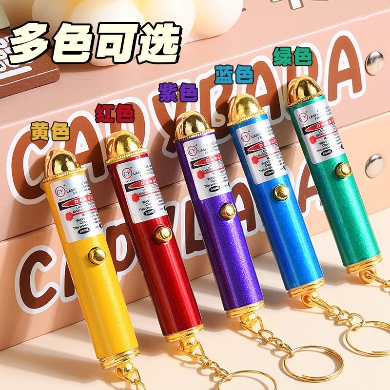 Cat Teaser Laser Pointer Long-Range Red Laser Pointer Light Pointer Strong Light Infrared Multi-Pattern Cat Toy Gadget