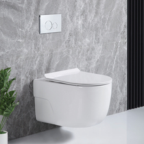Super swirling siphon hanging toilet wall hidden embedded ceramic water tank smart Wall Wall row jet sitting toilet