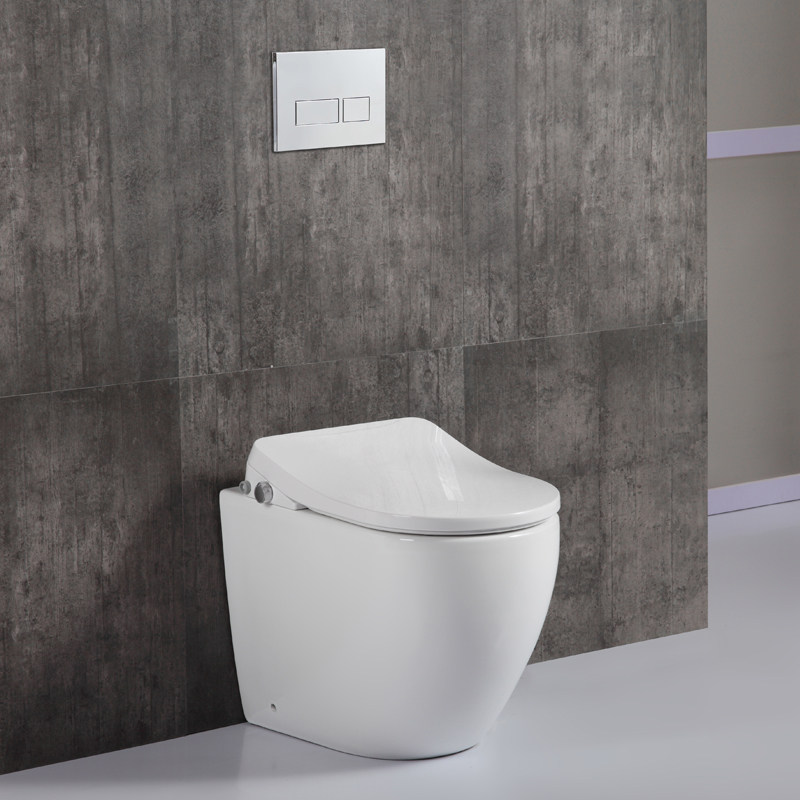 Hidden water tank smart toilet Embedded concealed wall row small apartment ceramic floor-to-ceiling toilet toilet