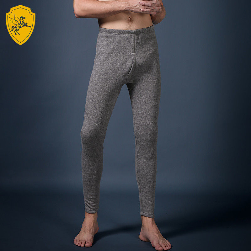 Flying Clouds Rider Young Men's Warm Pants Plus Suede Thickened Cotton Sweatpants Sanitary Panty Pants Sanitary Pants Men's Single Thick