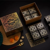 稻香村 Черная сосна lu liuxin молоко молоко желтая луна коробка торта с луной -400 грамм многополюбившегося насыпного среднего фестиваля, подарочная подарка