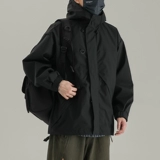 Демисезонная дорожная ветрозащитная водоотталкивающая куртка с капюшоном, оверсайз