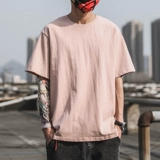 Летняя универсальная футболка с коротким рукавом для отдыха, оверсайз, короткий рукав