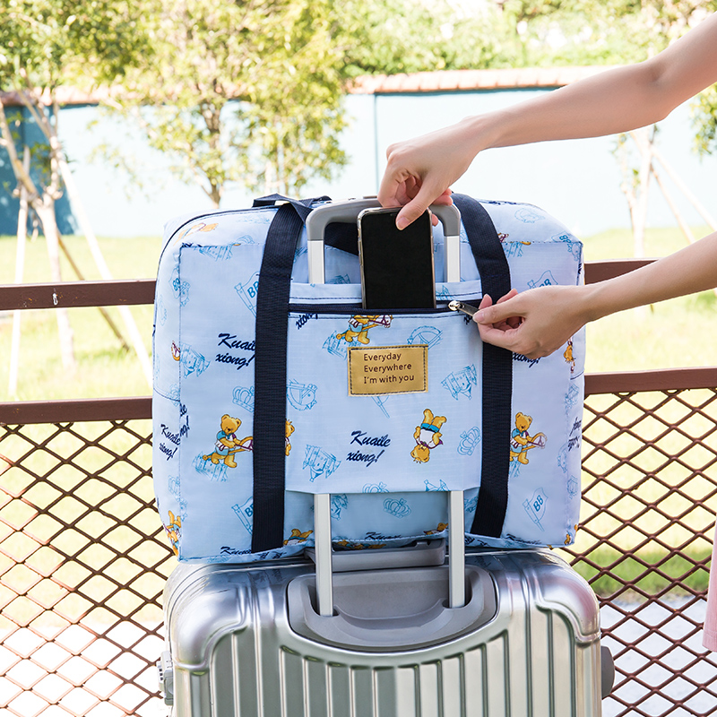 Travel clothing storage bag set trolley bag duffel bag Waterproof bag with quilt finishing bag Clothes storage bag