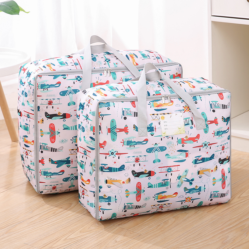 Bag quilted in kindergarten clothes Bedding Bags Bags Luggage Bags Home Hand Cotton Quilted By Clothing Moving Bags