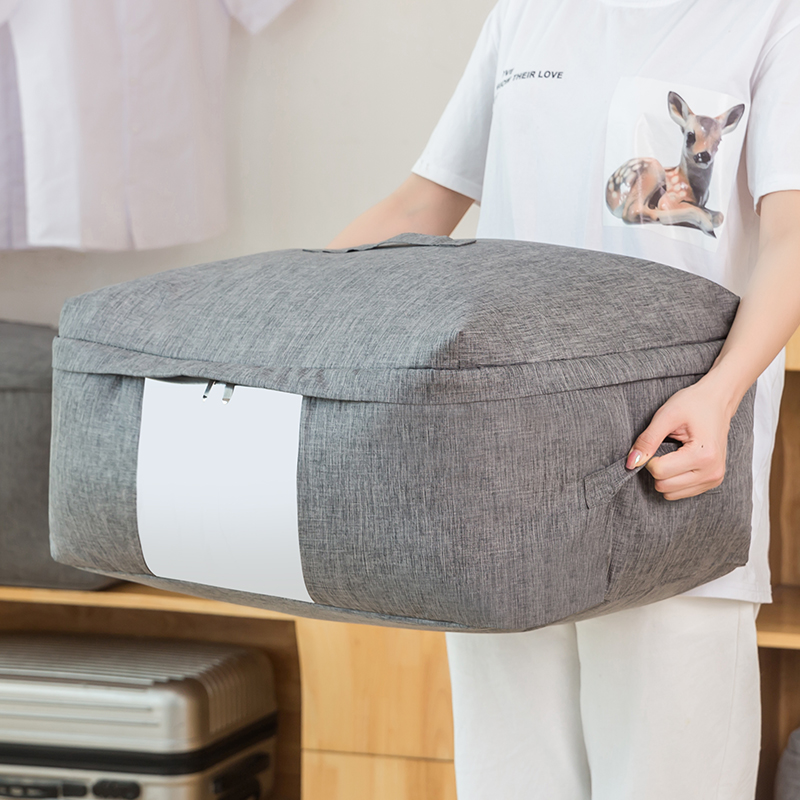 Quilt storage bag quilt bag packing clothing finishing bag thickened waterproof and moisture-proof moving large packing bag