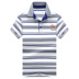Áo sơ mi nam Huang Zi Paul sọc ngắn tay áo thun nam ve áo cỡ lớn áo polo 18 mùa hè quần áo nam áo polo ralph lauren Polo