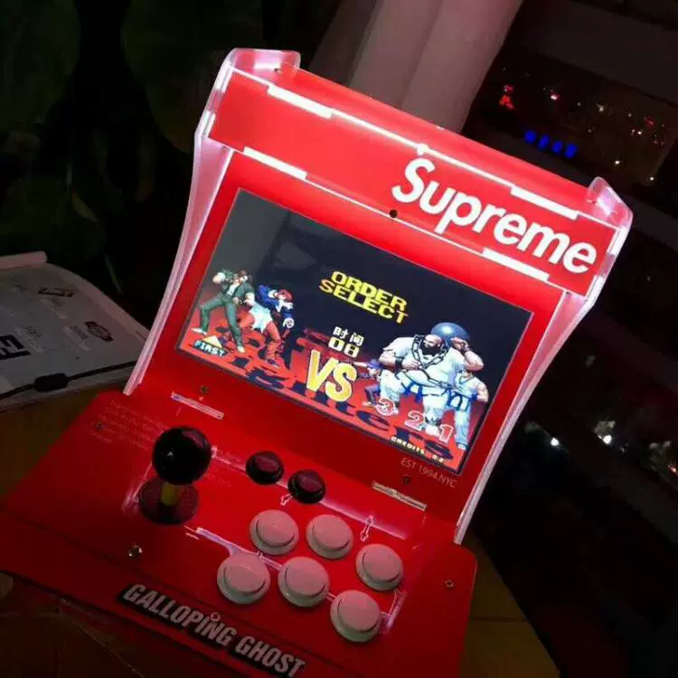 Sup x Game Box retro trò chơi màu sắc cổ điển giao diện điều khiển trò chơi đôi chiến đấu thời thơ ấu cổ điển trên đường phố - Kiểm soát trò chơi