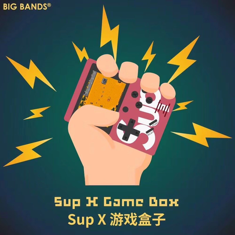 Sup x Game Box retro màn hình màu cổ điển Nintendo đỏ và trắng console chơi game thời thơ ấu cầm tay cổ điển - Kiểm soát trò chơi