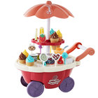 儿童过家家冰激凌机玩具宝宝小女孩糖果雪糕冰淇淋车厨房套装3岁6