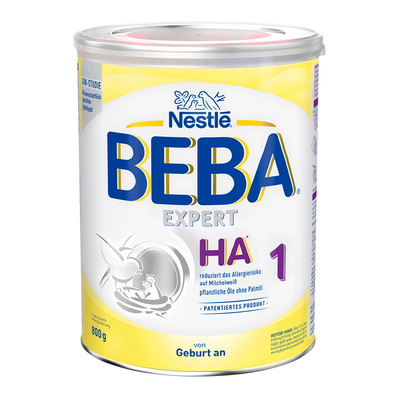 德国雀巢BEBA EXPERT适度水解蛋白婴幼儿益生菌HA低敏奶粉1段原装