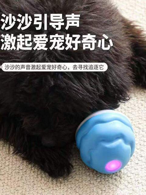 Germany's Latest Automatic Dog Ball Toy, Intelligent Sound and Light-Emitting Ball, Electric Rolling Ball Toy
