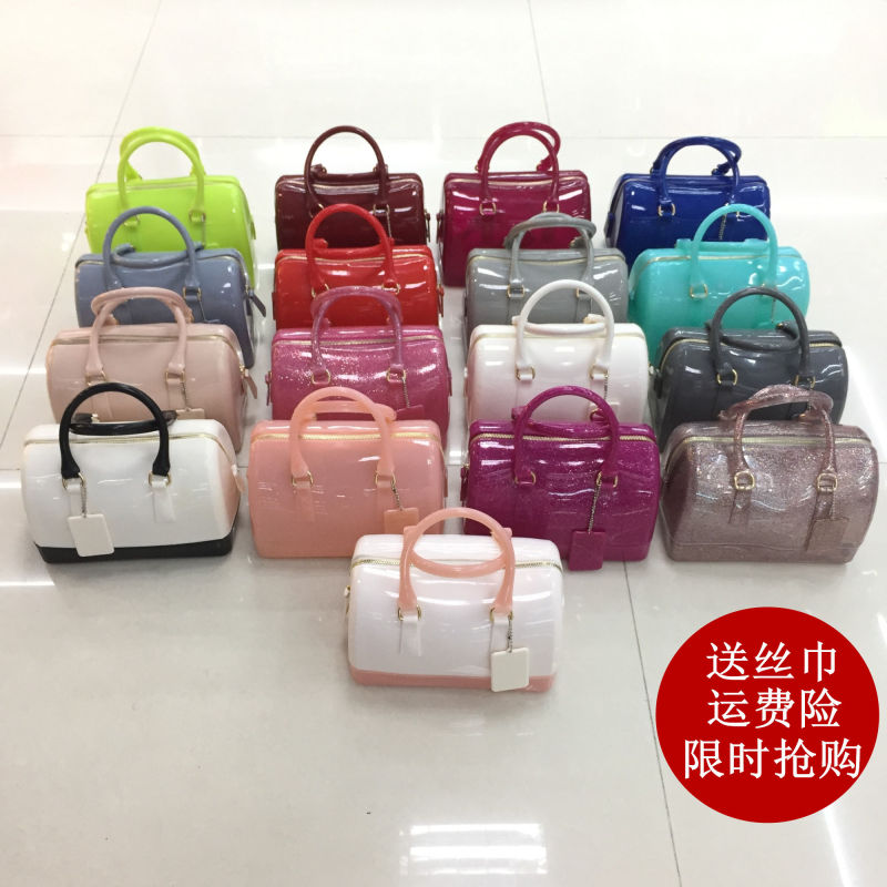 Free Shipping 2026 Spring/Summer Hot-Selling Jelly Bag Single Shoulder Crossbody Handbag Pillow Bag Macaron Fashion Women's Bag