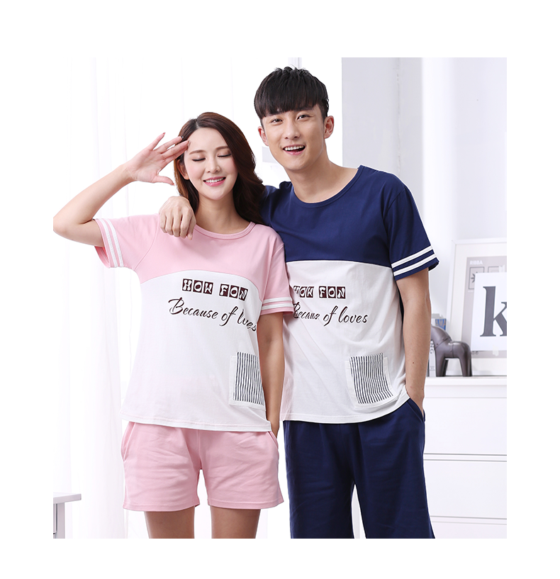 Pyjama mixte en Coton à manche courte - Ref 3006025 Image 49