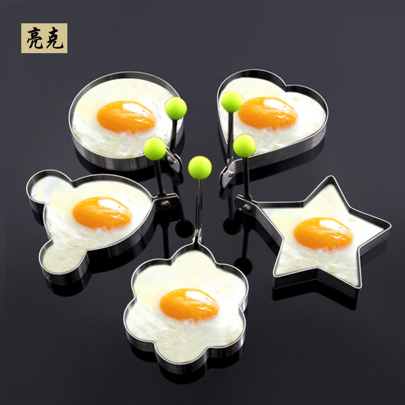 Liangke thickened anti-scalding stainless steel omelette model heart-shaped fried egg mold Creative omelette mold