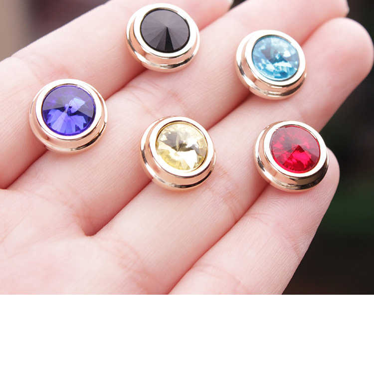 Hàn Quốc mini brooch áo sơ mi nam pin cổ áo nữ khóa cao cấp trâm pha lê phụ kiện phù hợp với phụ nữ cổ áo hoa ghim cài áo vest nữ