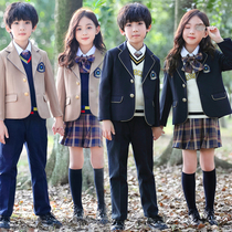 British college style suit School uniform suit Primary school class uniform Korean style uniform Autumn and winter new kindergarten garden uniform