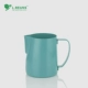 Cà phê L-BEans Cup Cup 304 Miệng nhọn bằng thép không gỉ Draw Cup Sữa bọt Cup Làm dày vẽ hoa xi lanh 600ml - Cà phê