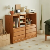 Современный и минималистичный книжный шкаф из натурального дерева, система хранения, дубовый стенд