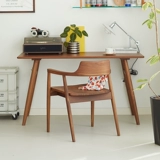 Современный минималистский сплошной древесина, наклонный стул, скандир