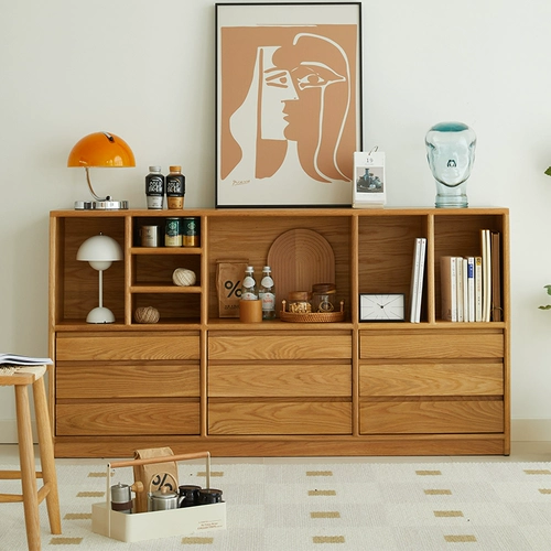 Современный и минималистичный книжный шкаф из натурального дерева, система хранения, дубовый стенд