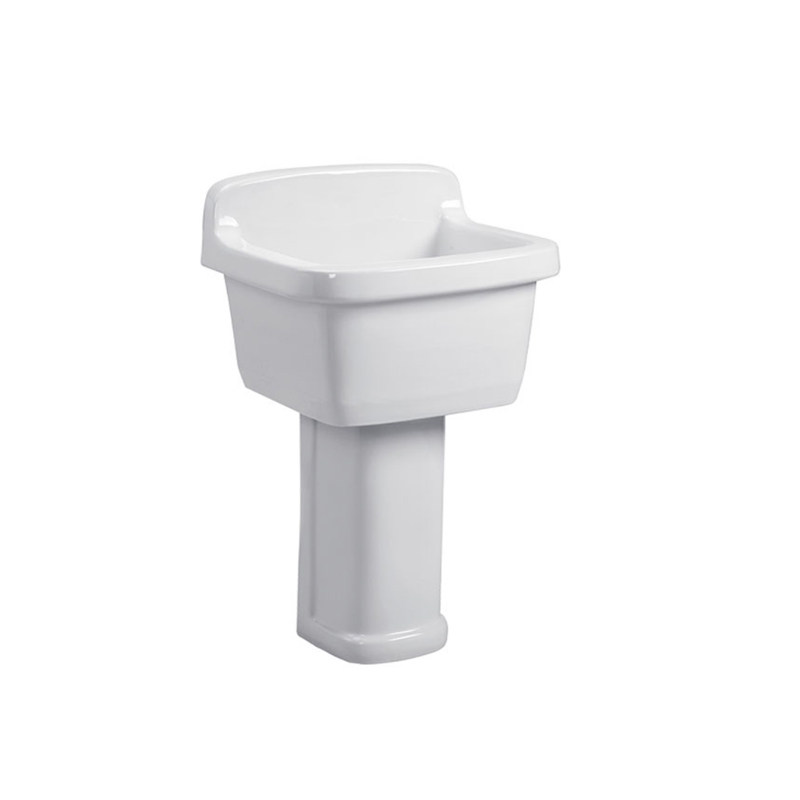 Kohler's Kali balcony column large mop pool mop basin ceramic bathroom mop pool 12999T-W