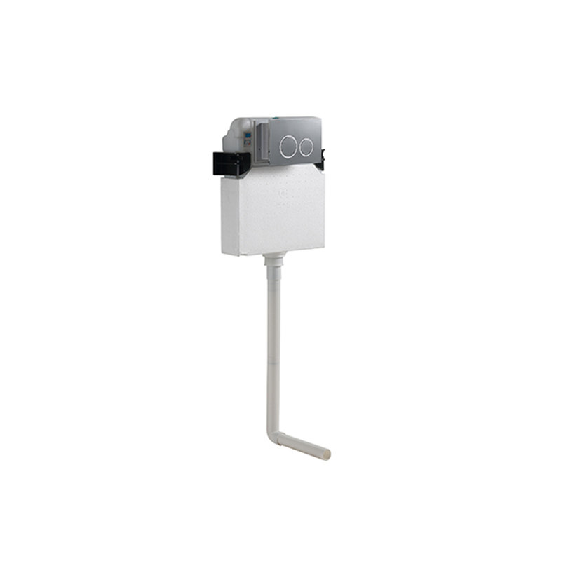 Koller's Carrie Toilet Squat Toilet is mounted into a wall hidden embedded flush tank 76756