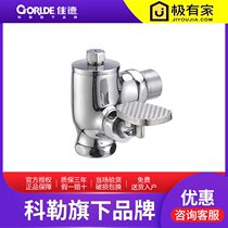 Kohlers Carrie toilet bowl squat toilet pedal flush valve switch full copper foot pedal 17905T