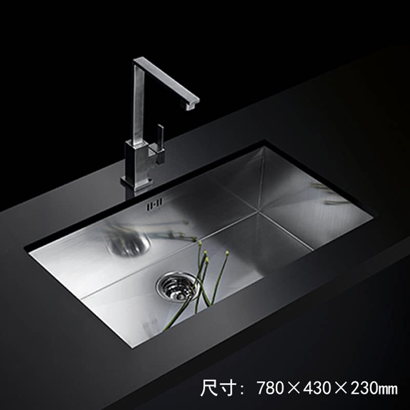 Kohlergarde kitchen wash basin single sink thickened 304 stainless steel sink handmade large single sink 70949T-S-NA