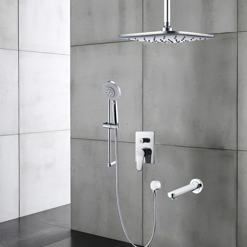 Kohler's Carli-owned Walled Embedded Concealed shower Shower Head Suite Concealed Invisible Suction Top Shower