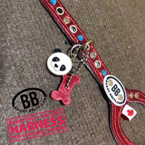 Canadian Buddy Belts chest back Chinese red - limited panda hanging up