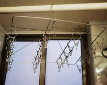 Thick hanger drying rack clips stainless steel clip hanger drying rack inside hanger windproof sock rack multifunctional hanger