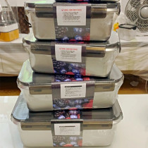 316 food grade stainless steel crisper box refrigerator refrigerated storage special frozen sealed fruit box lunch box