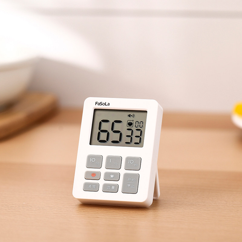 Kitchen electronic timer home magnet paste refrigerator timer student examination to do question time management reminder