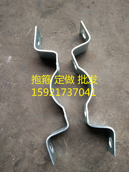 Special price 50* double-sided hoop double M-piece traffic signs street signs special double hoop hoop ring galvanized hoop pipe clip