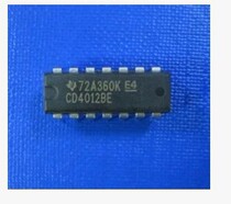 New CD4012BE direct plug-14 4012 chip dual 4 input and non-gate can be shot