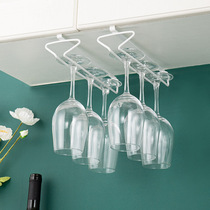 Red Wine Cup Hanger Home Cupboard Hanging High Foot Cup Shelf The Plug-and-play Champagne Wine Glass Upside Down Shelf