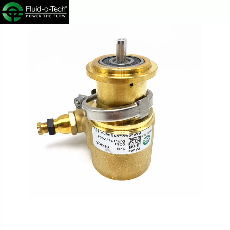 Оригинальная помпа Fluid-O-Tech вращающаяся головка насоса для кофемашины кола-машины пищевой машины