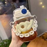 Летний высококачественный маленький портативный пластиковый стакан со стаканом для школьников