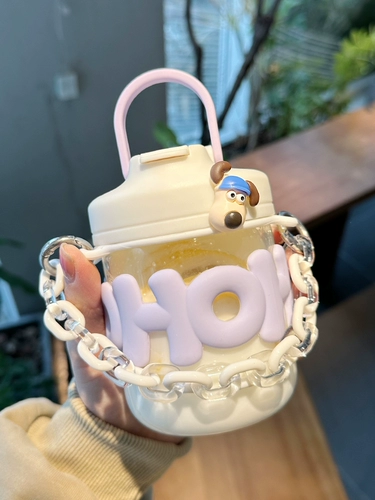 Стеклянный высококачественный детский стакан со стаканом для домашнего использования, коллекция 2023